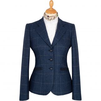 Cordings Eton Navy Chelsea Tweed Jacket Main Image