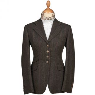 Cordings Brown T.ba Tweed Double Vent Jacket Main Image