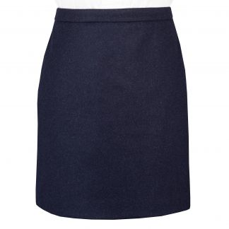 Cordings Loden Navy Short Skirt Main Image