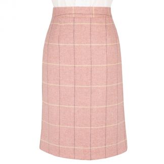 Cordings Pink Richmond Tweed Pencil Skirt Main Image
