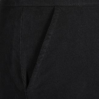 Cordings Black Needlecord Pleated Skirt Dif ferent Angle 1