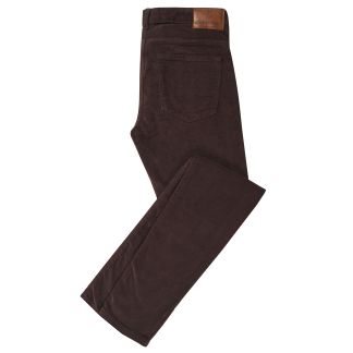 Cordings Chocolate Stretch Moleskin Jeans Main Image