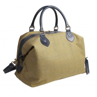 Cordings House Check Tweed Medium Holdall Bag Main Image