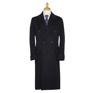 Cordings Navy Double Breasted Polo Coat  Main Image