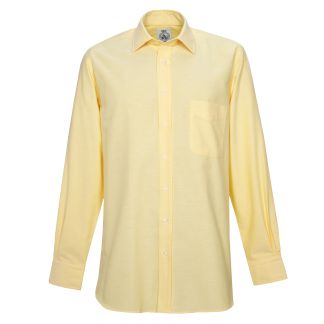 Cordings Yellow Classic Oxford Shirt  Dif ferent Angle 1