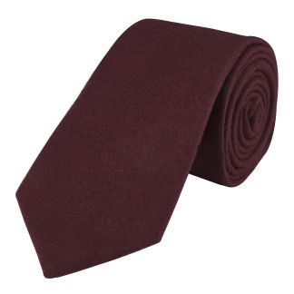 Cordings Red Rust Twill Cashmere Tie Main Image