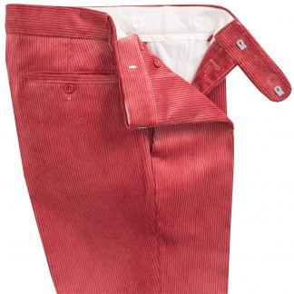 Cordings Rosebud Pink Corduroy Trousers Dif ferent Angle 1
