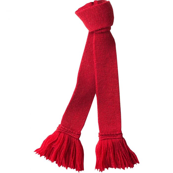 Red Berry Wool Garter Tie