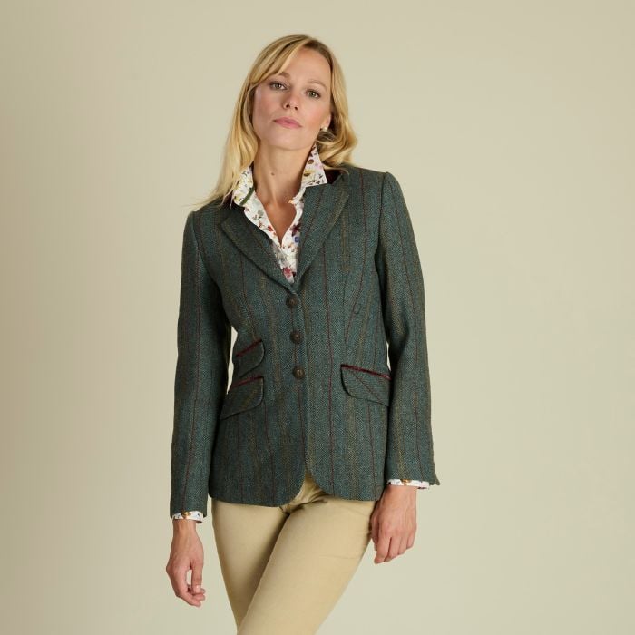 Blue Rust T.ba Tweed Single Vent Jacket