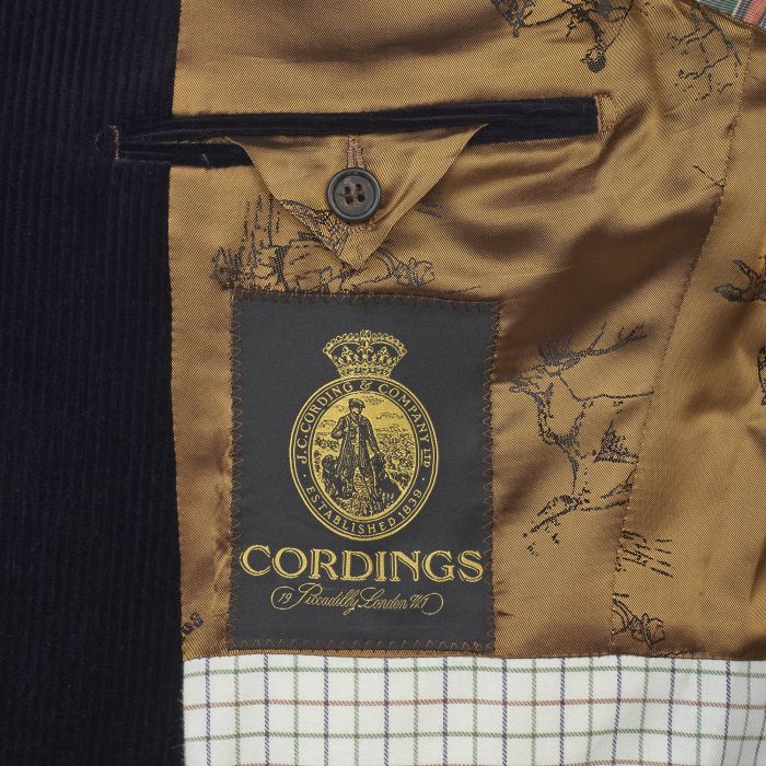 Navy York Corduroy Jacket | Men's Country Clothing | Cordings US