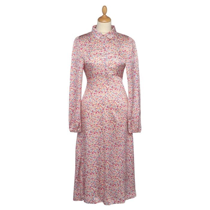 Pink Country Floral Dress