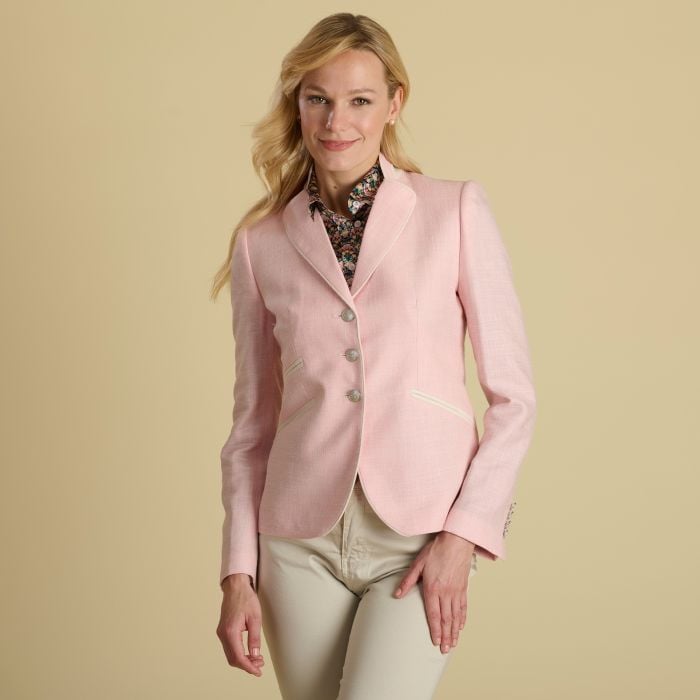 Pink Langley Nehru Jacket