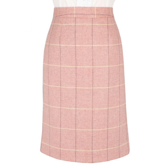 Pink Richmond Tweed Pencil Skirt