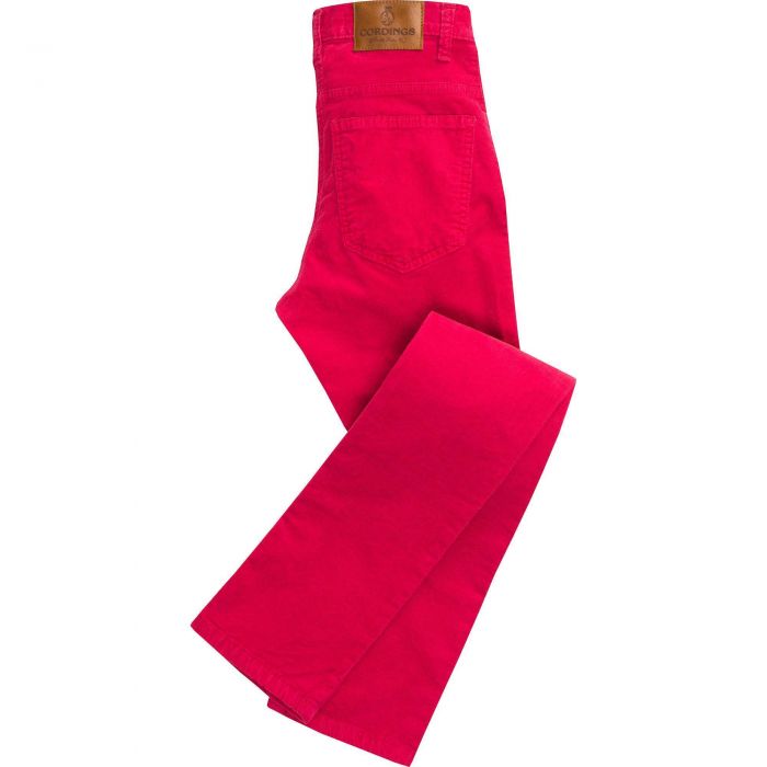 Raspberry Babycord Slim Jeans