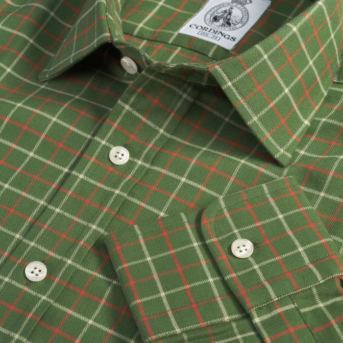 Green Red Pheasant Check Shirt 