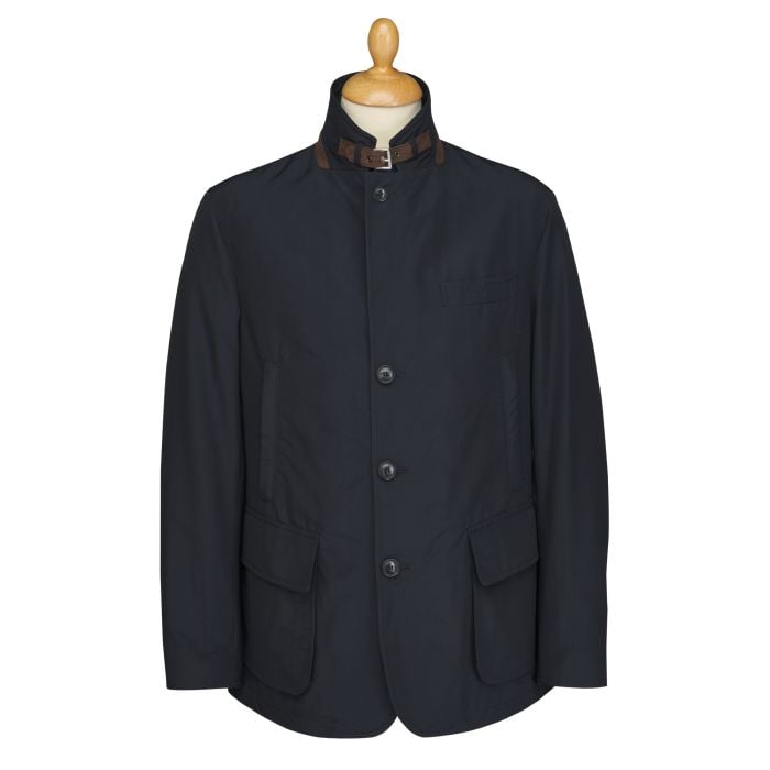 Navy Chelsea Car Coat