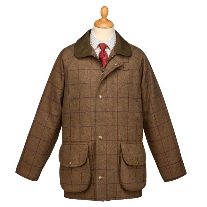 Dartmoor Tweed Check Field Coat