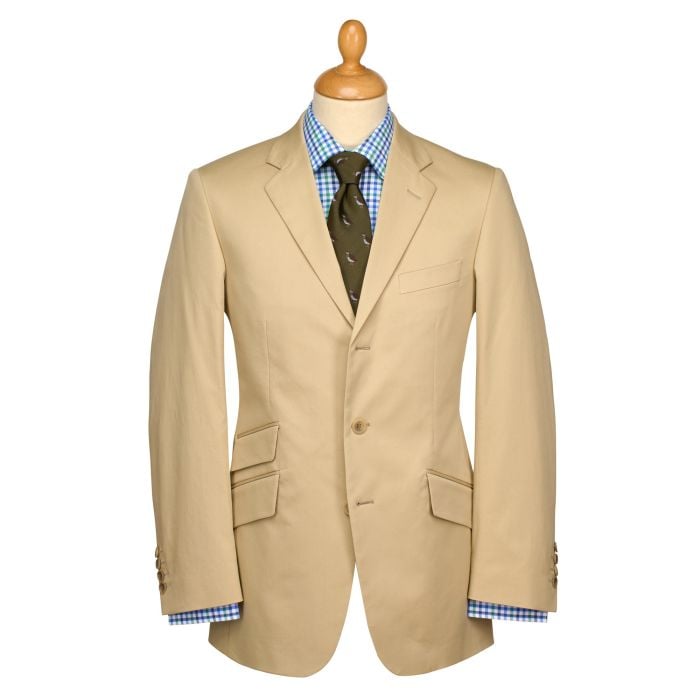 Khaki Thomas Gabardine Drill Jacket