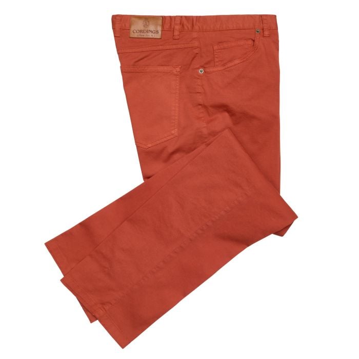 Orange Rust James Gabardine Jean