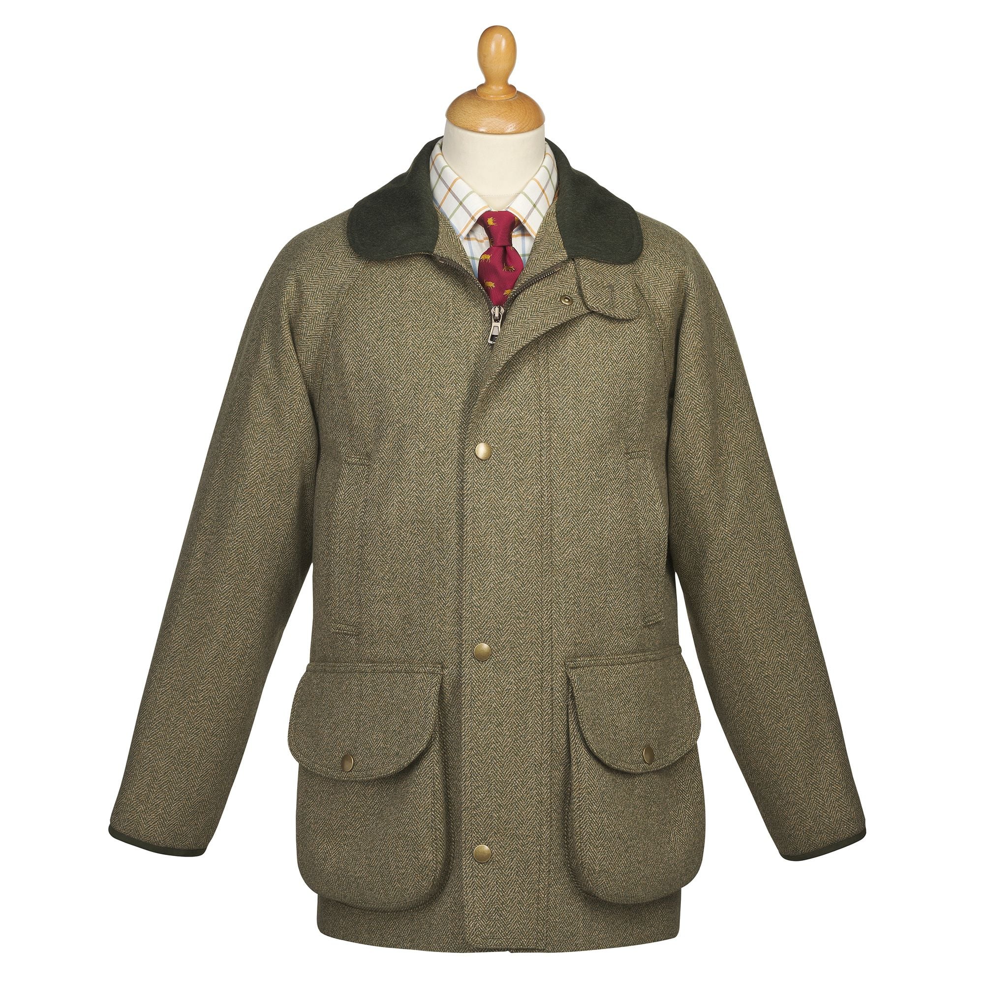 Men's Firley Herringbone Tweed Field Coat | Cordings US