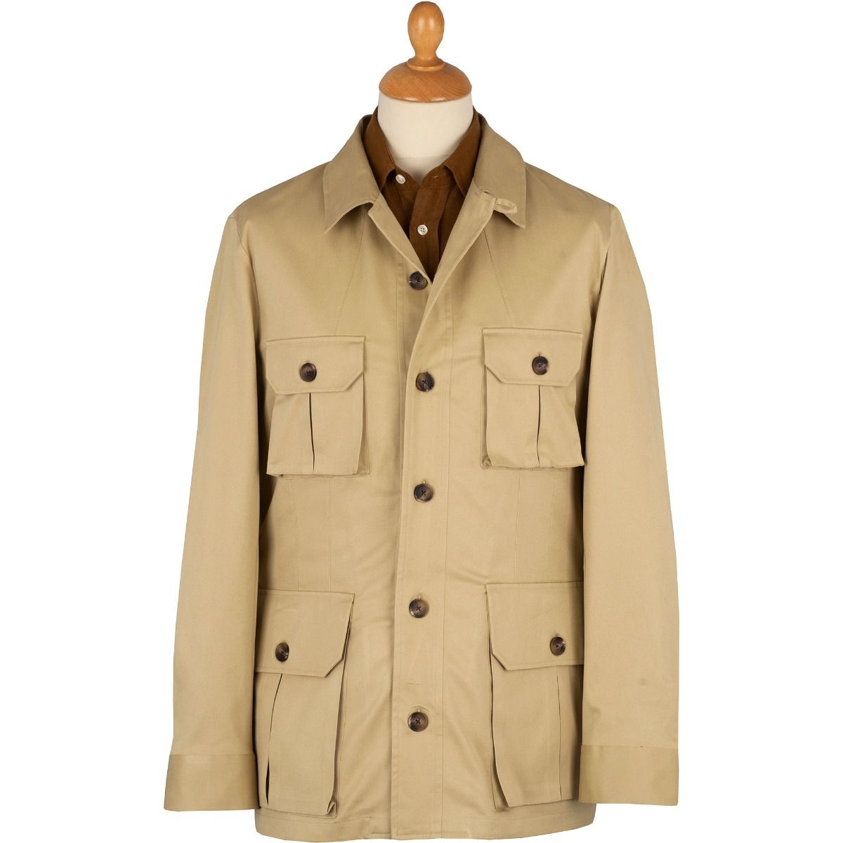 ジャケット・アウター JCPenney Beige Cotton Long JKT A 38-40 ジャケット・アウター JCPenney Beige Cotton Long JKT A 38-40