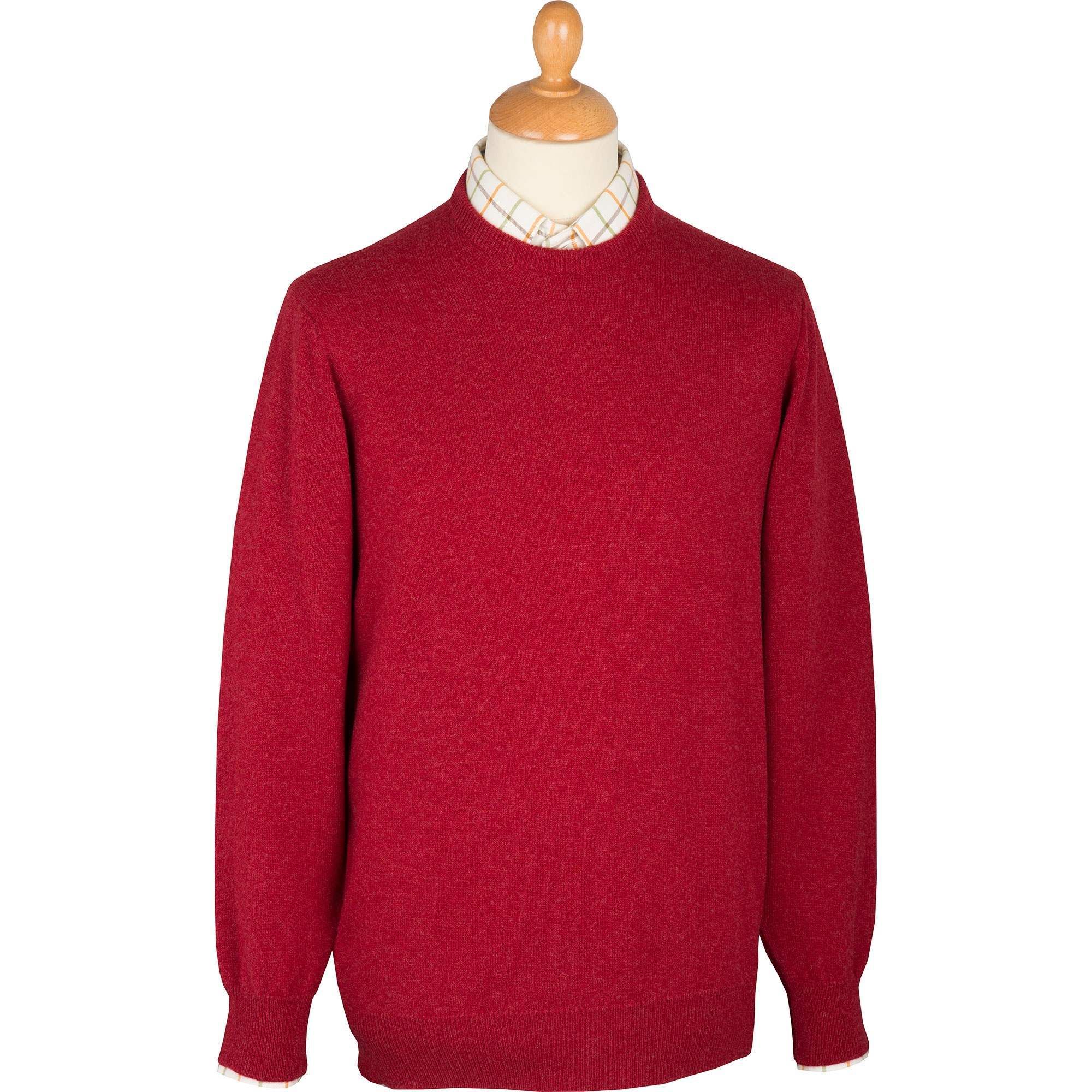Men's Red Wool Knitwear | Cordings US