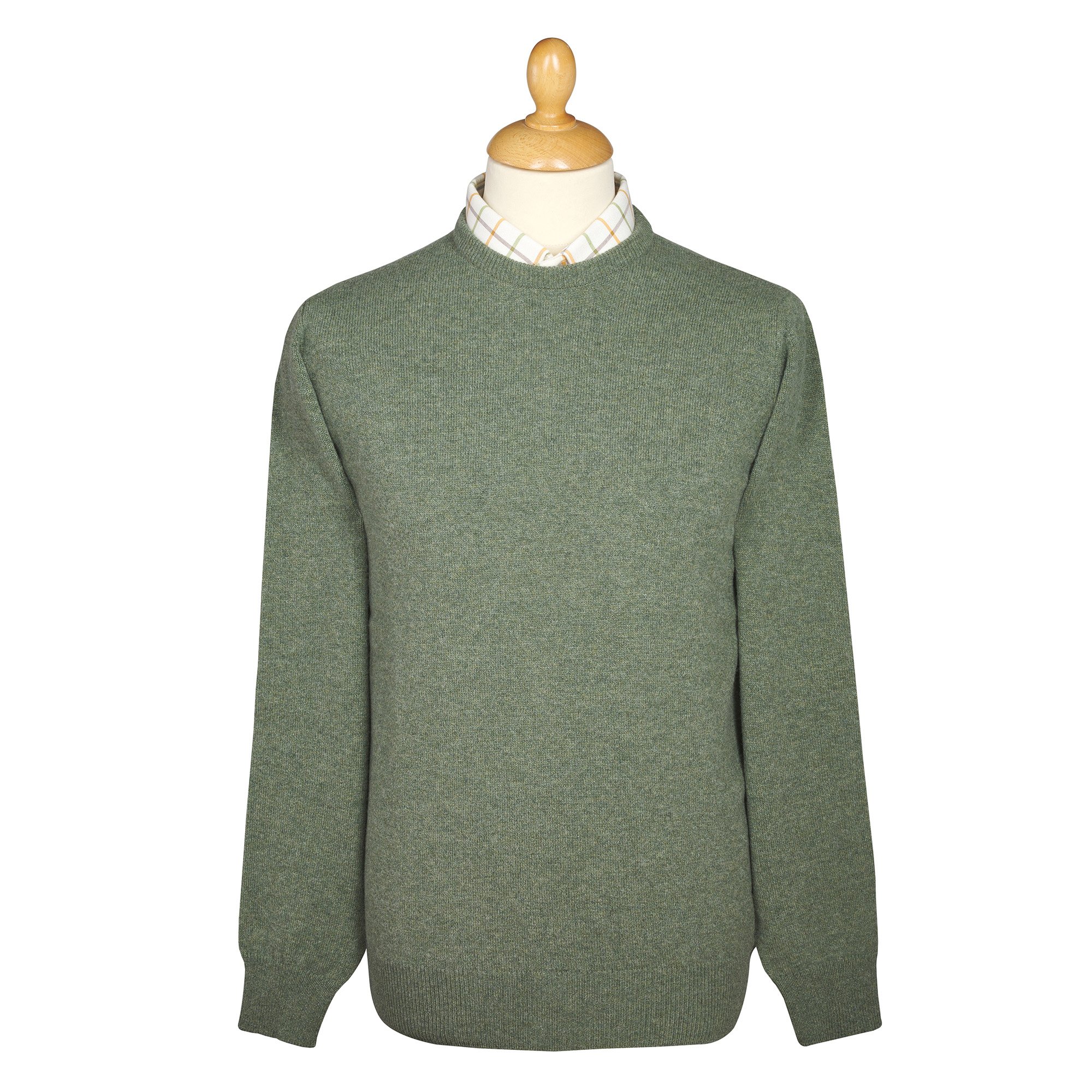 Blue Cotton Crew Neck | Cordings US