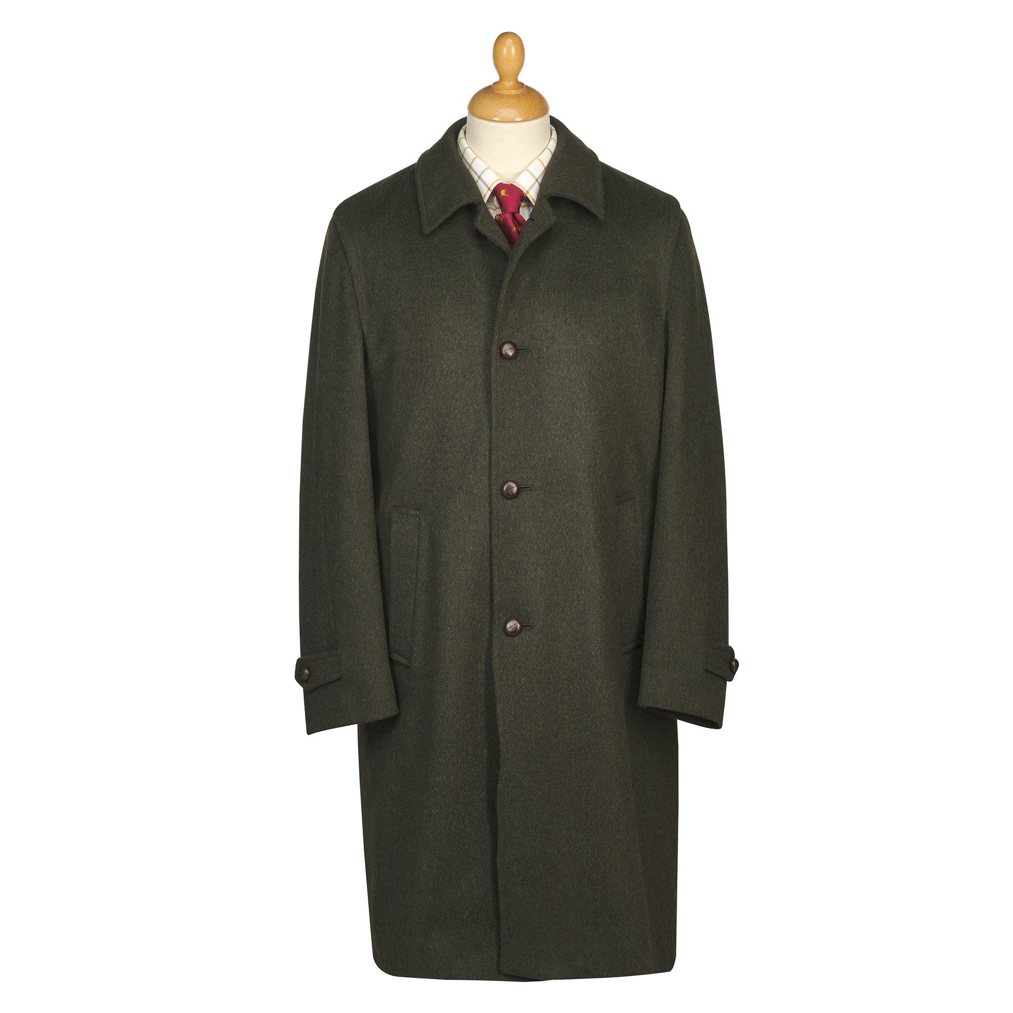 Green Austrian Loden Hubertus Coat | Men's Country Clothing