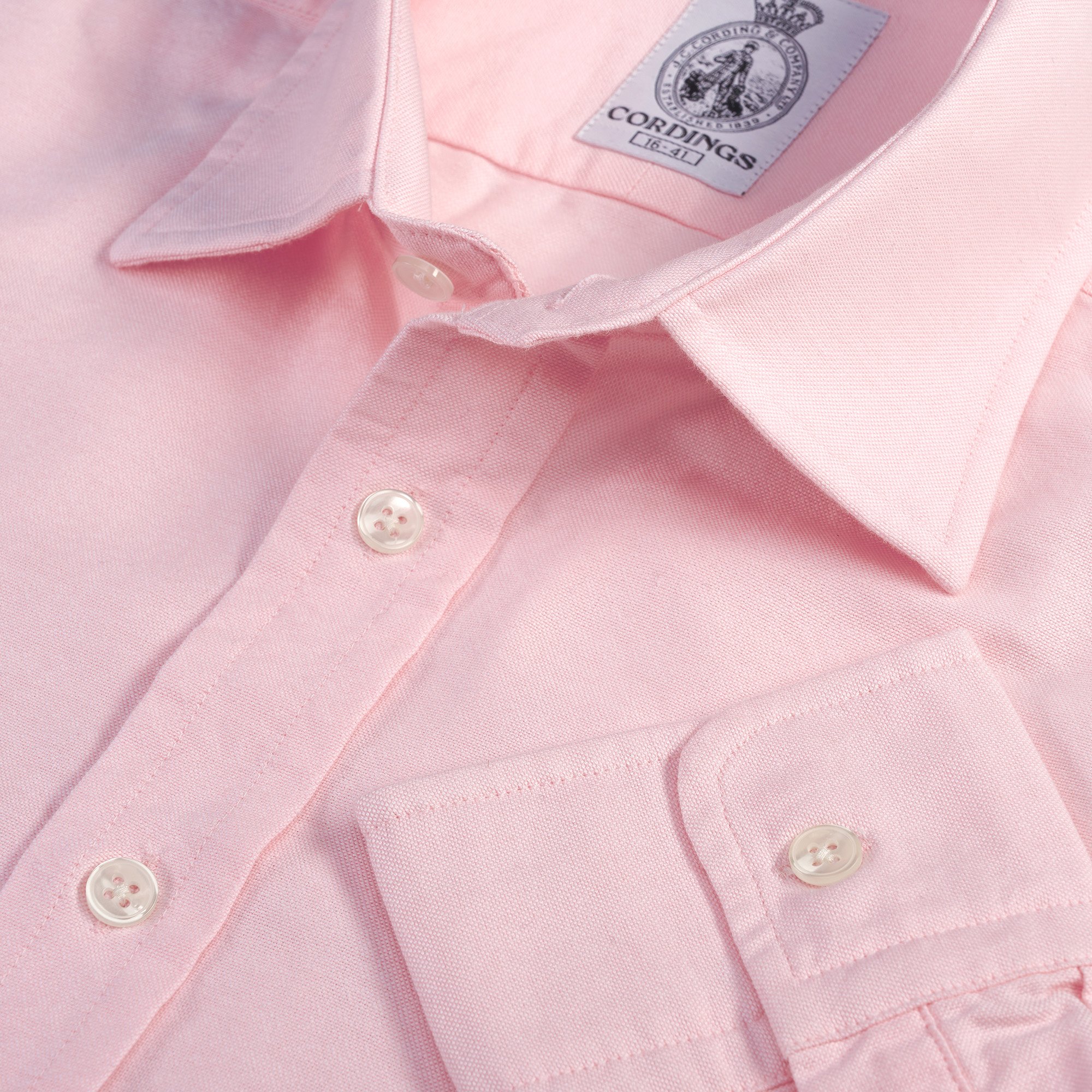 Pink Vintage Striped Oxford Shirt | Men's Country Clothing