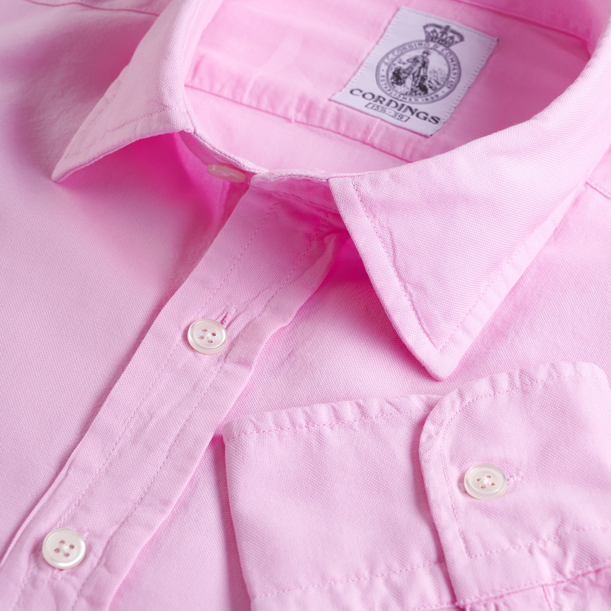 【フランス製】OLD ENGLAND Pink Stripe Shirts Pink Vintage Striped Oxford Shirt | Men's Country Clothing