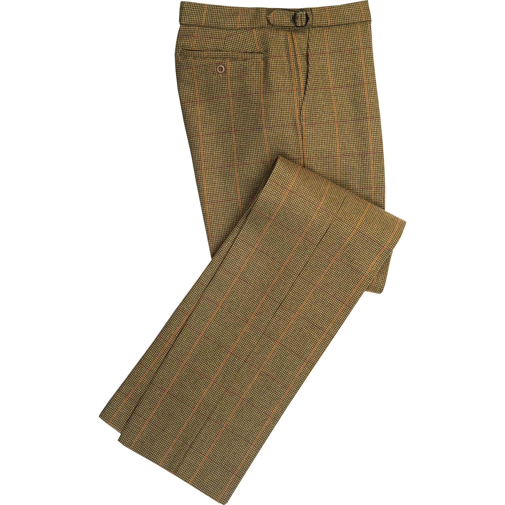 21oz Windowpane Tweed Trousers | Men's Country Clothing